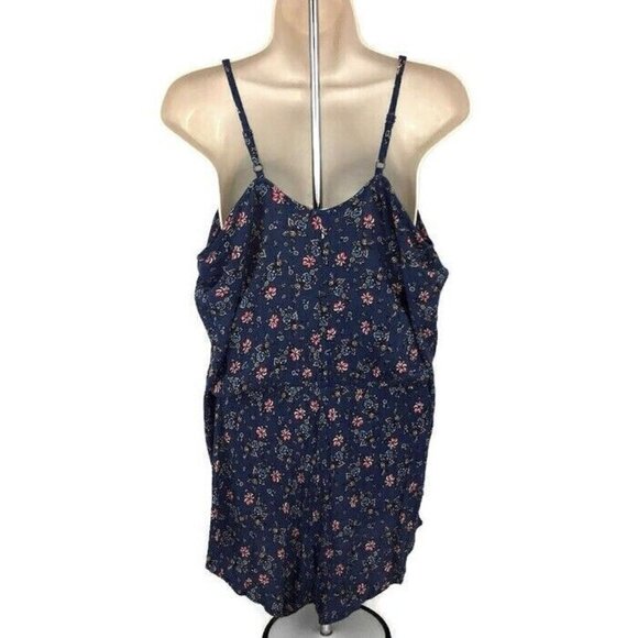 Lovesick Women's Size 00 Romper Open Shoulder Elastic Waist Festival Boho Floral - Picture 5 of 6